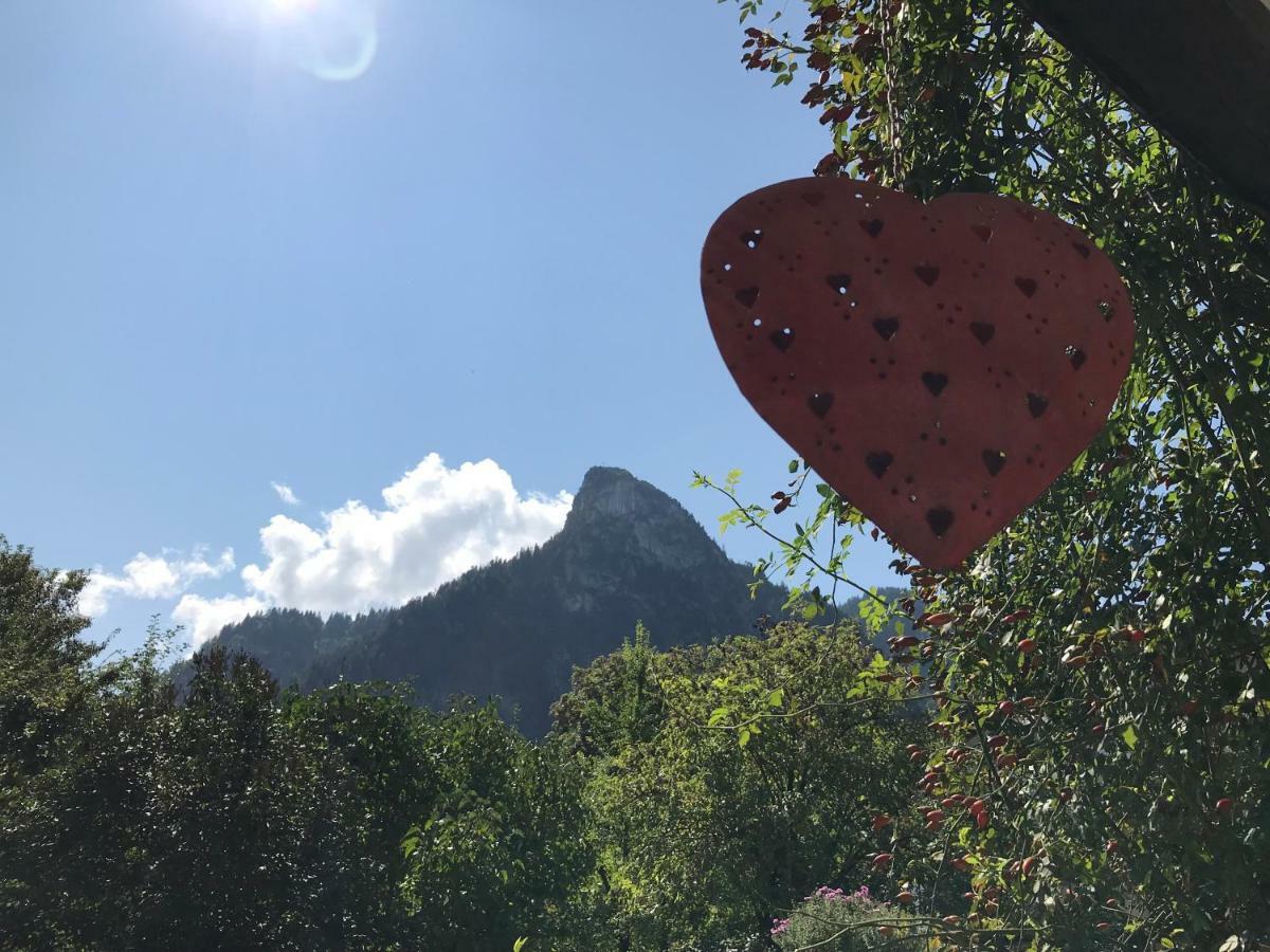 Ferienwohnungen Im Lueftlmalereck, Mussldomahaus Oberammergau Eksteriør bilde